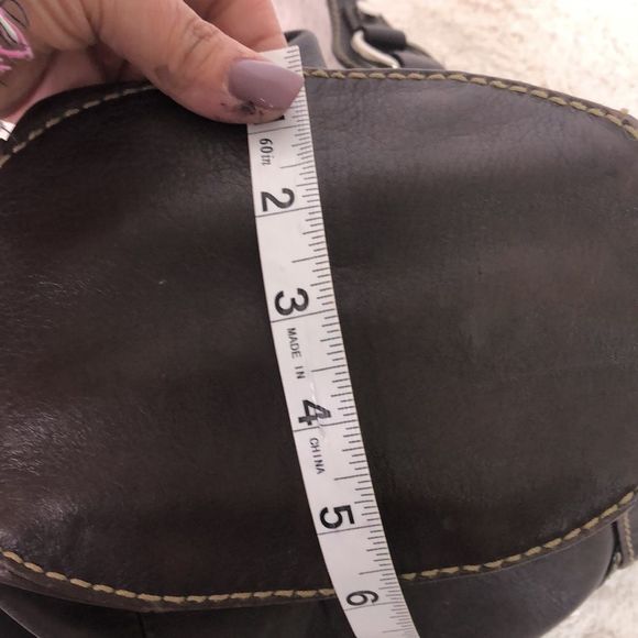 TIGNANELLO leather shoulder purse chocolate brown - Picture 13 of 13